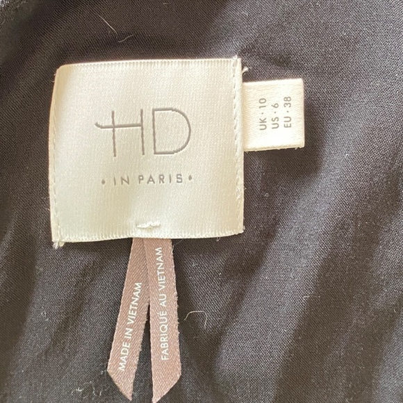 HD in Paris x Anthropologie Black Floral Embroidered Tal Jumpsuit 33927 - Picture 12 of 16